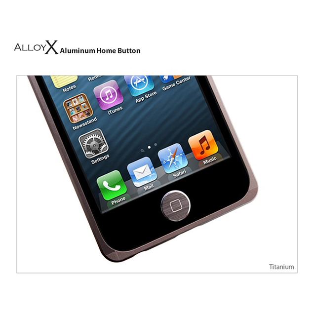 Alloy X Home Button Set for iPhone/iPad - Colors - Blue×Titanium×Redサブ画像