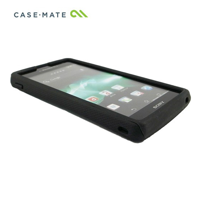 【XPERIA GX ケース】Hybrid Tough Case, Black/Blackサブ画像