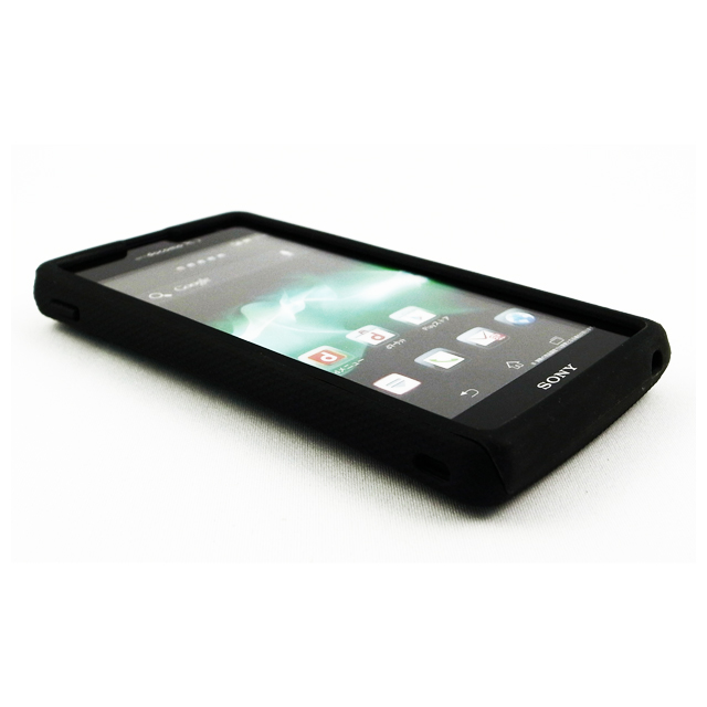 【XPERIA GX ケース】Hybrid Tough Case, Black/Blackgoods_nameサブ画像