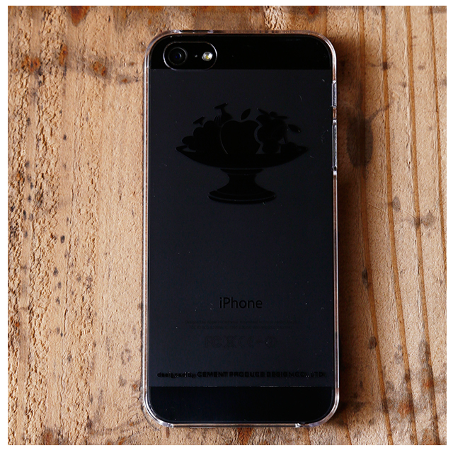 【iPhoneSE(第1世代)/5s/5 ケース】iTattoo Fruits Sofa BLACKgoods_nameサブ画像
