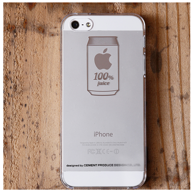 【iPhoneSE(第1世代)/5s/5 ケース】iTattoo 100％Juice WHITEgoods_nameサブ画像