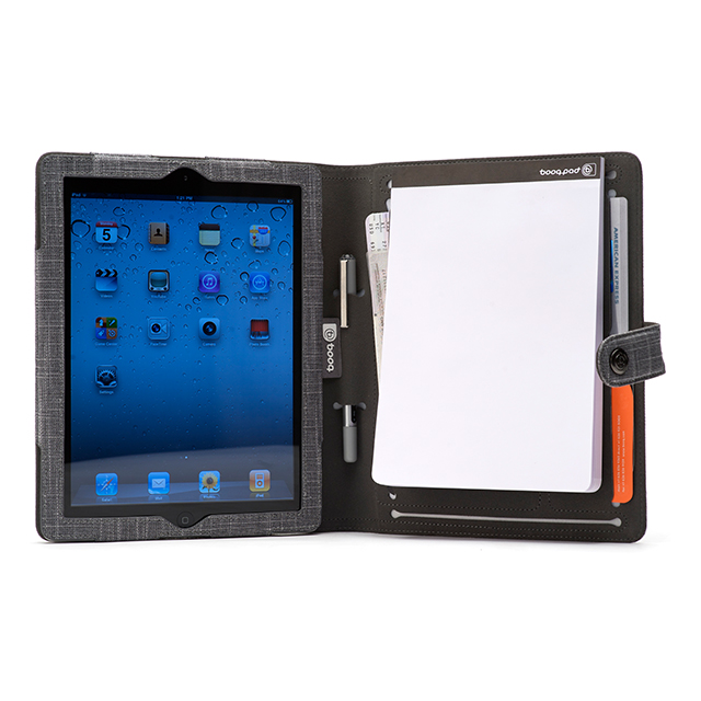 【iPad(第3世代/第4世代) iPad2 ケース】Booqpad grayサブ画像