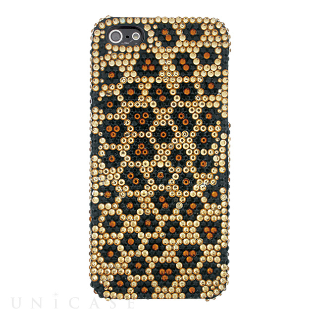 【iPhone5s/5 ケース】フルペーストデコレーションケース Stare Hard LEOPARD