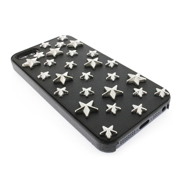 【iPhone5s/5 ケース】スタッズレザーケース Assert Star BLACKサブ画像