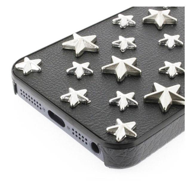 【iPhone5s/5 ケース】スタッズレザーケース Assert Star BLACKgoods_nameサブ画像