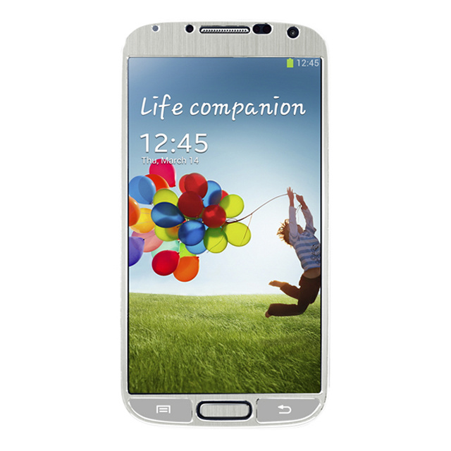 【GALAXY S4 スキンシール】Aluminize for Galaxy S4 Made in Korea (Silver)