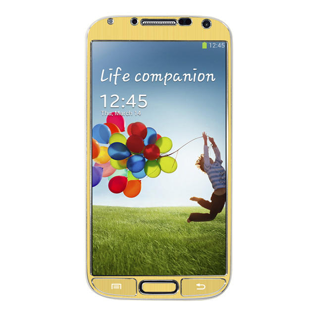 【GALAXY S4 スキンシール】Aluminize for Galaxy S4 Made in Korea (Gold)