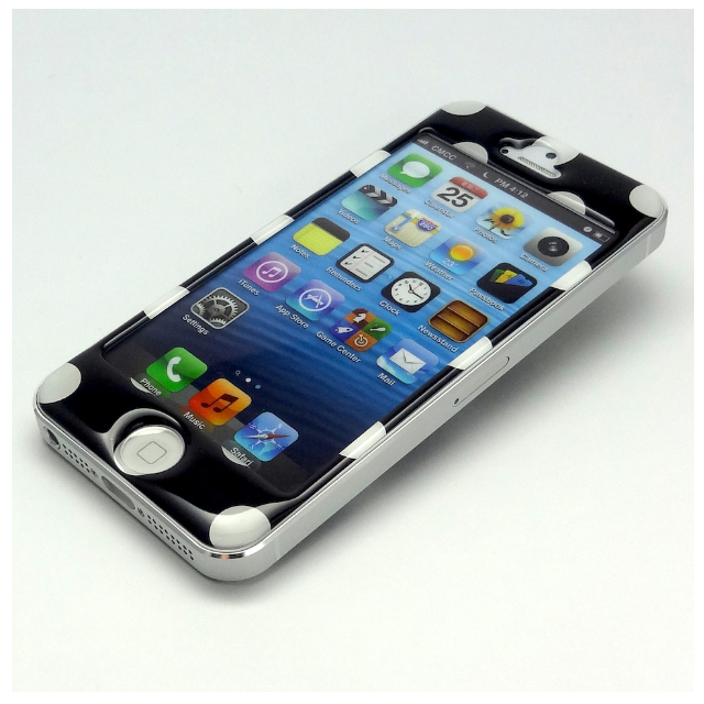 【iPhone5 スキンシール】SPDeCO iPhone5 / ドット ブラック×ホワイトgoods_nameサブ画像