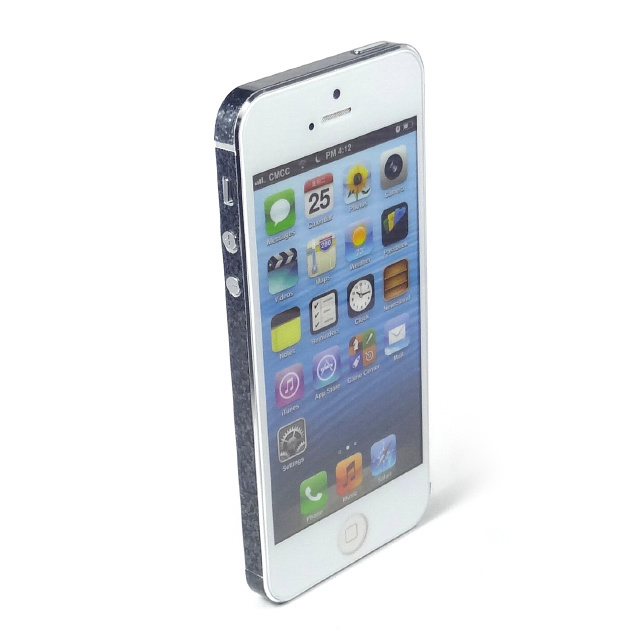 【iPhone5 スキンシール】SPDeCO iPhone5 サイドシール(ラメブラック)