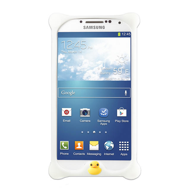 【GALAXY S4 ケース】Bubble(JK) White