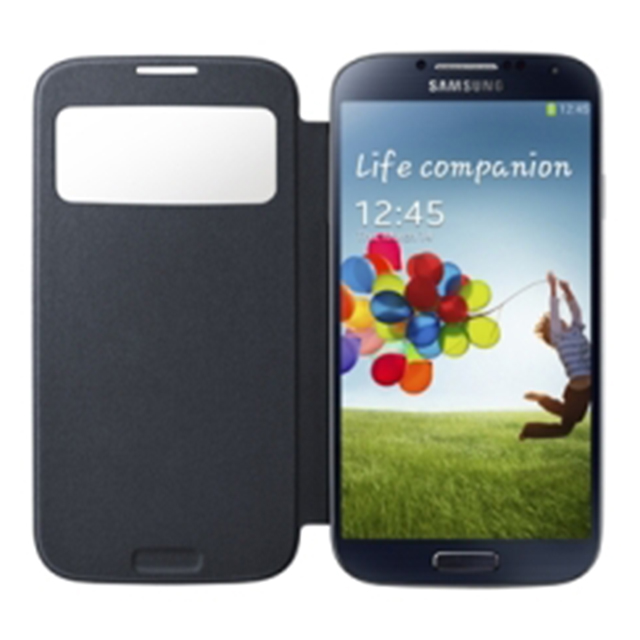 【GALAXY S4 ケース】Samsung純正アクセサリ S ViewCover (ブラック)サブ画像