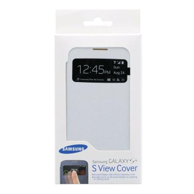 【GALAXY S4 ケース】Samsung純正アクセサリ S ViewCover (ホワイト)サブ画像