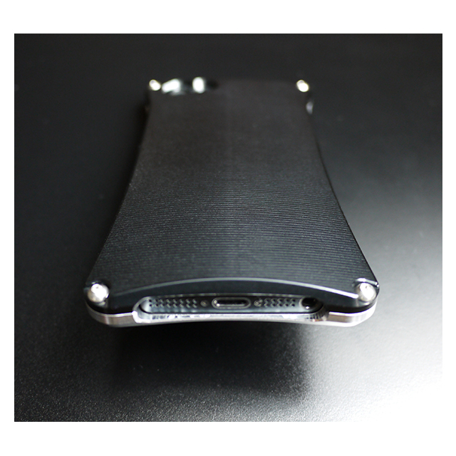 【iPhone5s/5 ケース】Smart Veil TYPE2 (Silver2×Black)goods_nameサブ画像