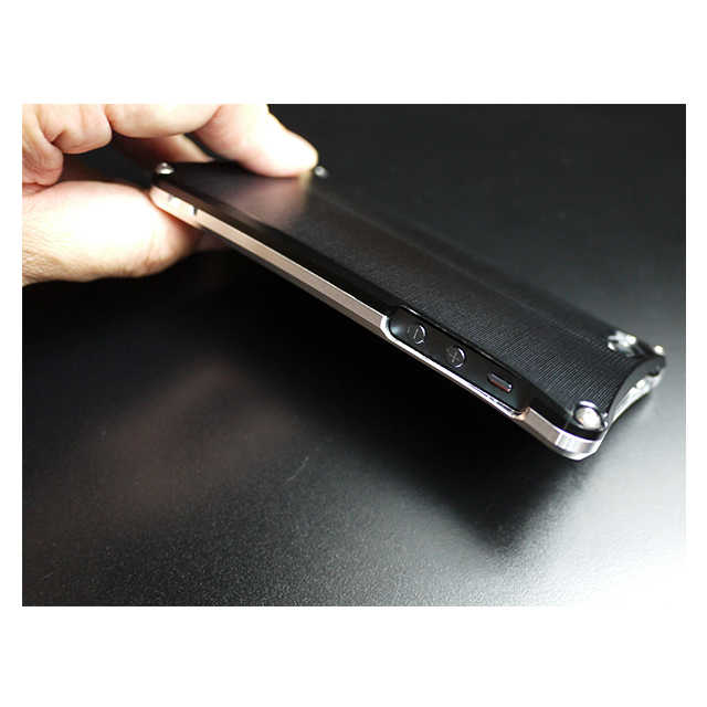 【iPhone5s/5 ケース】Smart Veil TYPE2 (Silver2×Black)goods_nameサブ画像