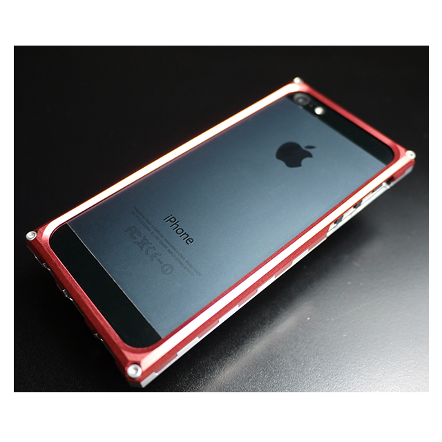 【iPhone5s/5 ケース】G-BUM (銀×赤)goods_nameサブ画像