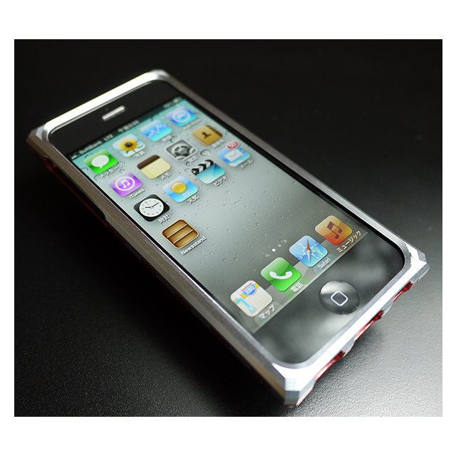 【iPhone5s/5 ケース】G-BUM (銀×赤)goods_nameサブ画像