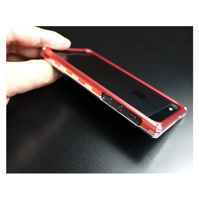 【iPhone5s/5 ケース】G-BUM (銀×赤)goods_nameサブ画像