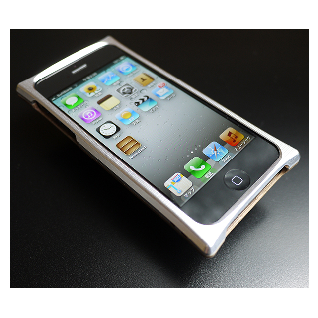 【iPhone5s/5 ケース】Smart HYBRID (Silver2×ウォールナット)goods_nameサブ画像