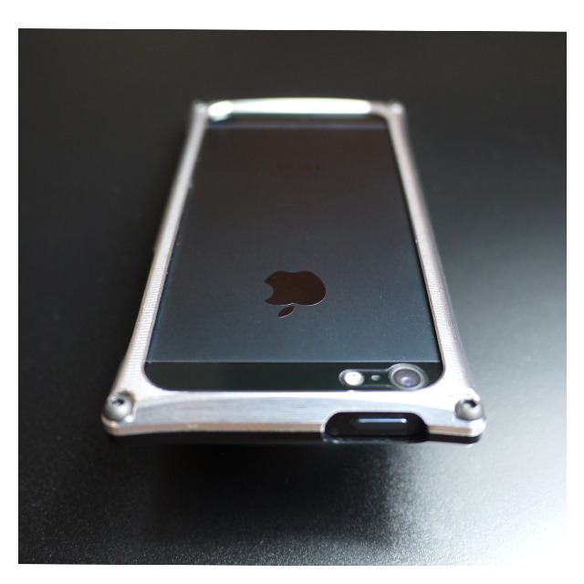 【iPhone5s/5 ケース】Smart HYBRID (Black2×Silver)サブ画像