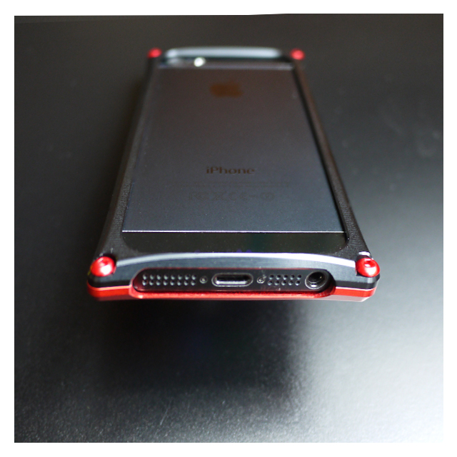 【iPhone5s/5 ケース】Smart HYBRID (Red1×Black)サブ画像