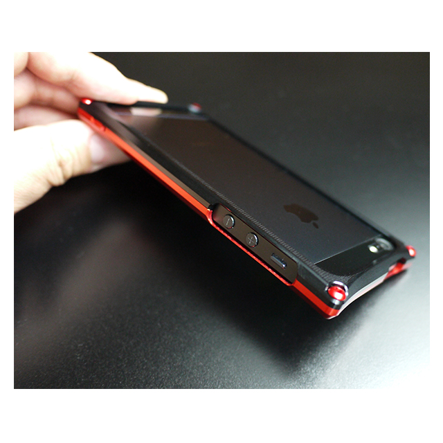 【iPhone5s/5 ケース】Smart HYBRID (Red1×Black)サブ画像