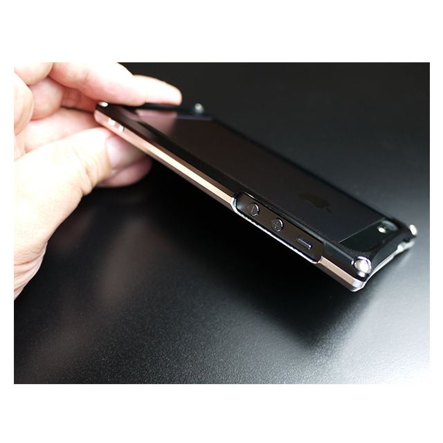 【iPhone5s/5 ケース】Smart HYBRID (Silver1×Black)サブ画像