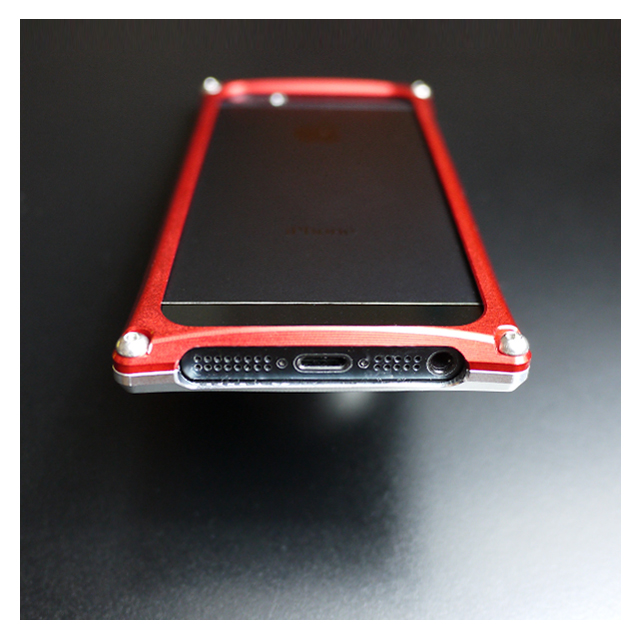 【iPhone5s/5 ケース】Smart HYBRID (Silver2×Red)goods_nameサブ画像