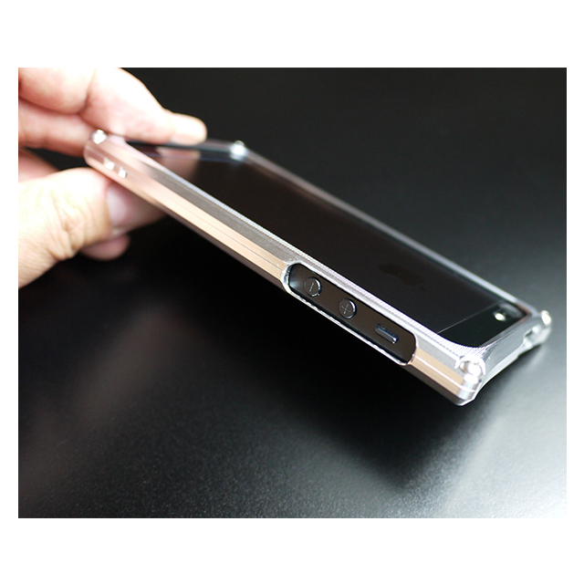 【iPhone5s/5 ケース】Smart HYBRID (Silver1×Silver)サブ画像