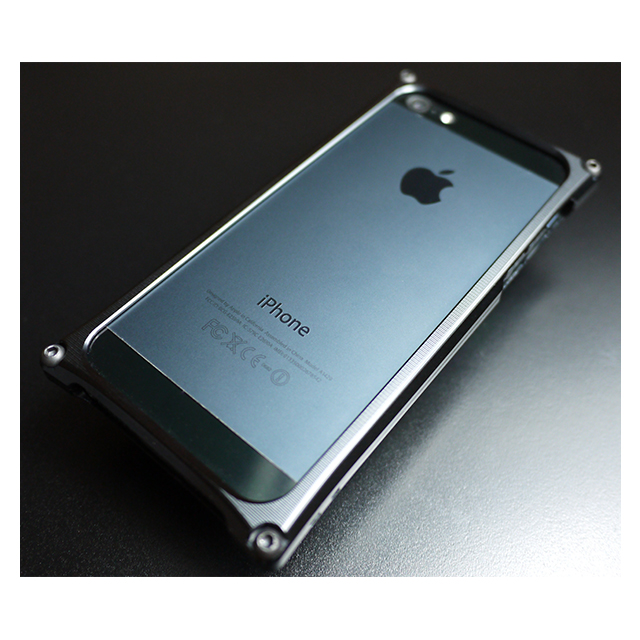 【iPhone5s/5 ケース】Smart HYBRID (Black1×Black)サブ画像