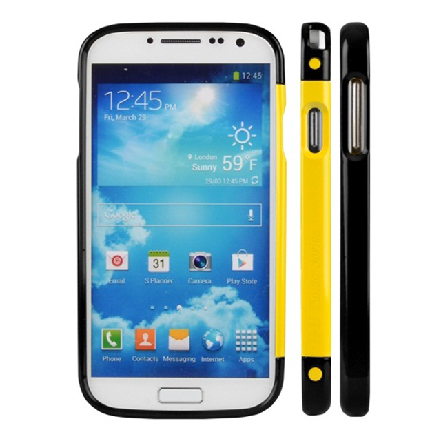 【GALAXY S4 ケース】Timao bump golden yellow-dark blackサブ画像