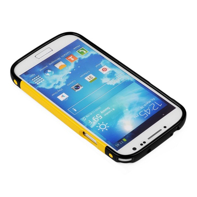 【GALAXY S4 ケース】Timao bump golden yellow-dark blackgoods_nameサブ画像