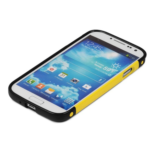 【GALAXY S4 ケース】Timao bump golden yellow-dark blackgoods_nameサブ画像