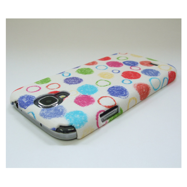 【Galaxy S4 ケース】オリジナルケース! クレパス水玉 GS4-608-WHgoods_nameサブ画像