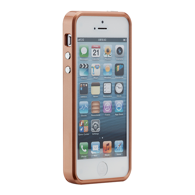 【iPhoneSE(第1世代)/5s/5 ケース】Glam Case (New Design), Rose Goldgoods_nameサブ画像