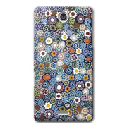 【XPERIA A ケース】CollaBorn Floral patterns05A