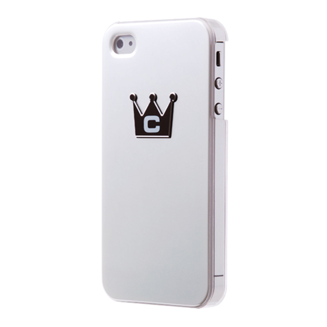 【iPhone4S/4 ケース】CASECROWN BLACK Corset (WH-BK)goods_nameサブ画像