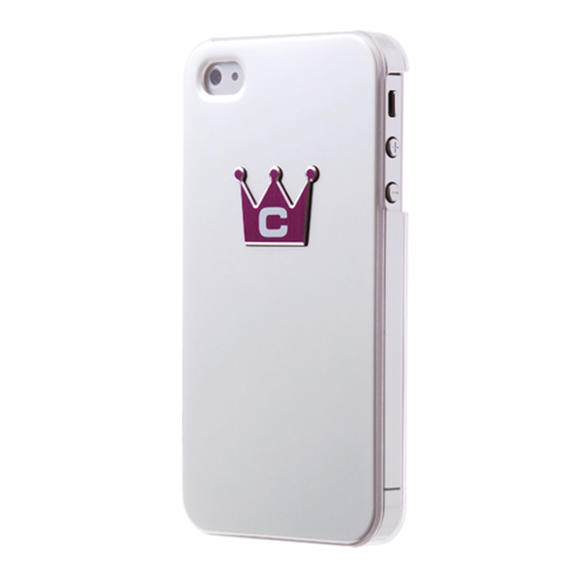 【iPhone4S/4 ケース】CASECROWN BLACK Corset (WH-PU)サブ画像