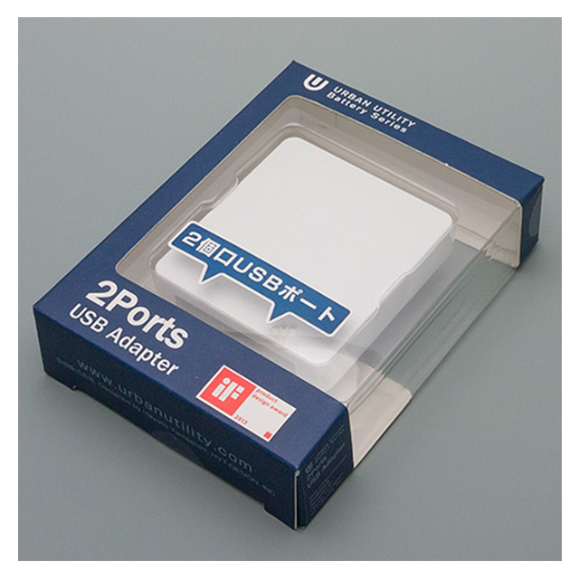 SQUARE USB AC Adaptor クロームグレーサブ画像