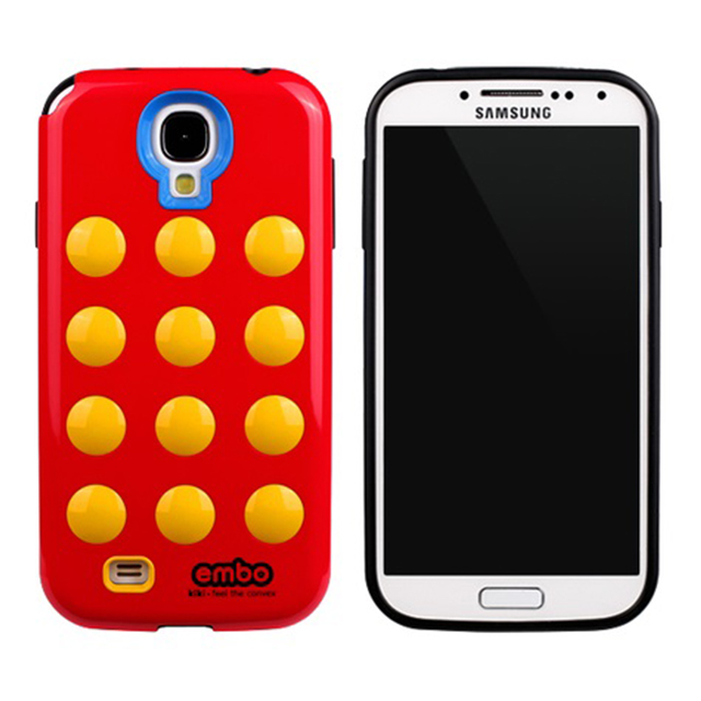 【GALAXY S4 ケース】kiki Embo ハードケース (レッド×イエロー)サブ画像