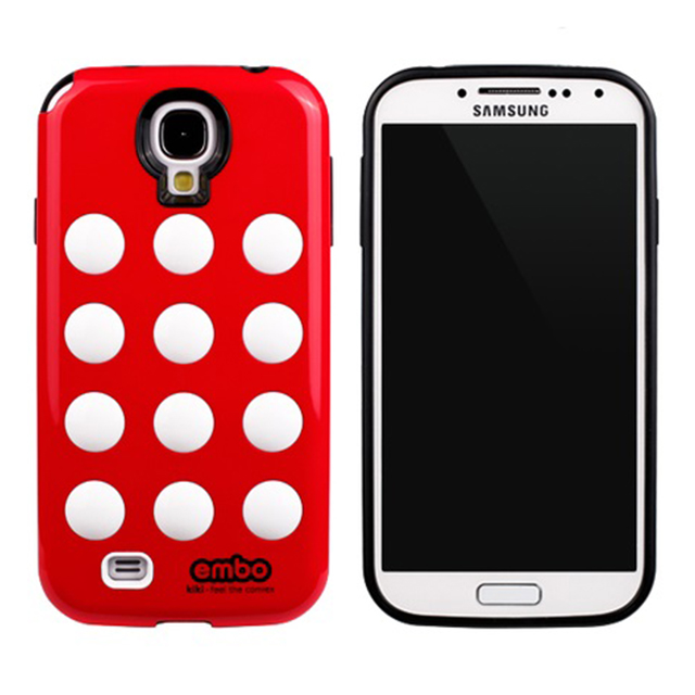 【GALAXY S4 ケース】kiki Embo ハードケース (レッド×ホワイト)goods_nameサブ画像