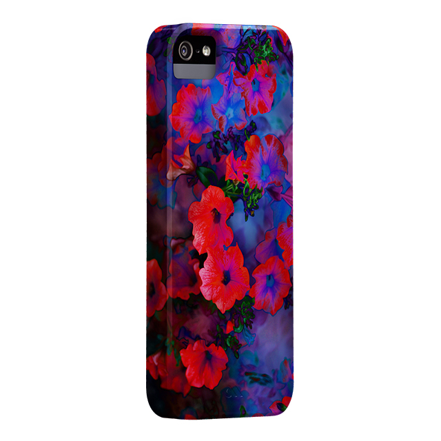 【iPhoneSE(第1世代)/5s/5 ケース】DESIGNER PRINTS Barely There Case, Amy Sia Ruby Blue Vinegoods_nameサブ画像