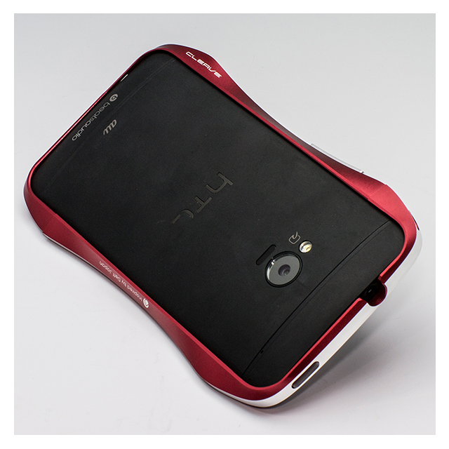 【HTC J One ケース】CLEAVE ALUMINUM BUMPER(FLARE RED)サブ画像