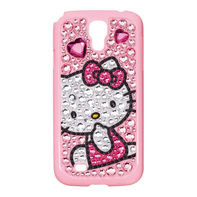 【GALAXY S4 ケース】HelloKitty　ジュエリーカバー(ピンク)