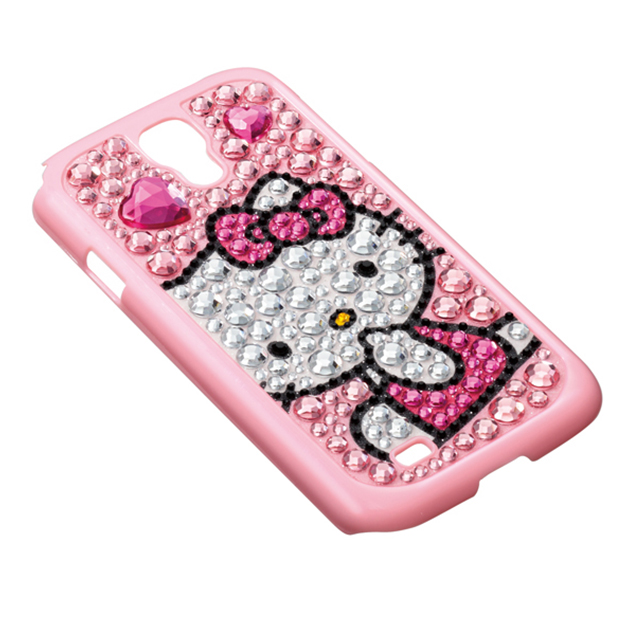 【GALAXY S4 ケース】HelloKitty　ジュエリーカバー(ピンク)サブ画像