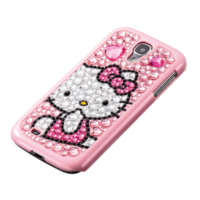 【GALAXY S4 ケース】HelloKitty　ジュエリーカバー(ピンク)サブ画像