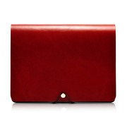 【iPad(第3世代/第4世代) iPad2 ケース】Leather Arc Cover(レッド)