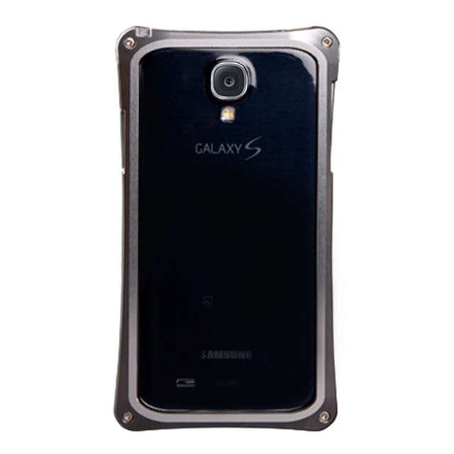 【GALAXY S4 ケース】GX01アルミジャケットバンパー(シルバー)