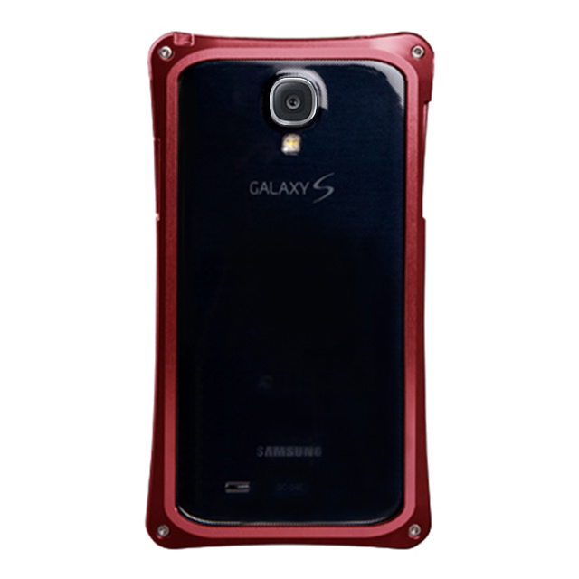 【GALAXY S4 ケース】GX01アルミジャケットバンパー(レッド)