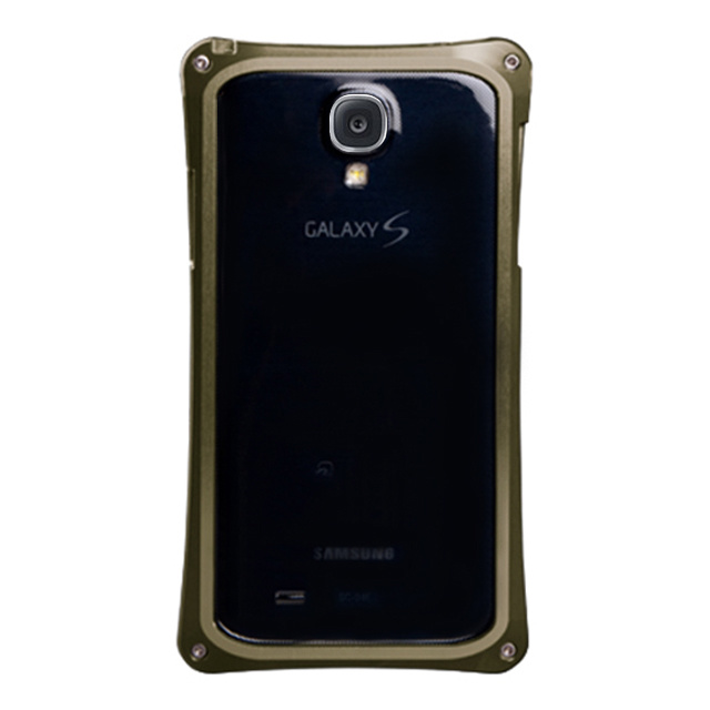 【GALAXY S4 ケース】GX01アルミジャケットバンパー(ゴールド)