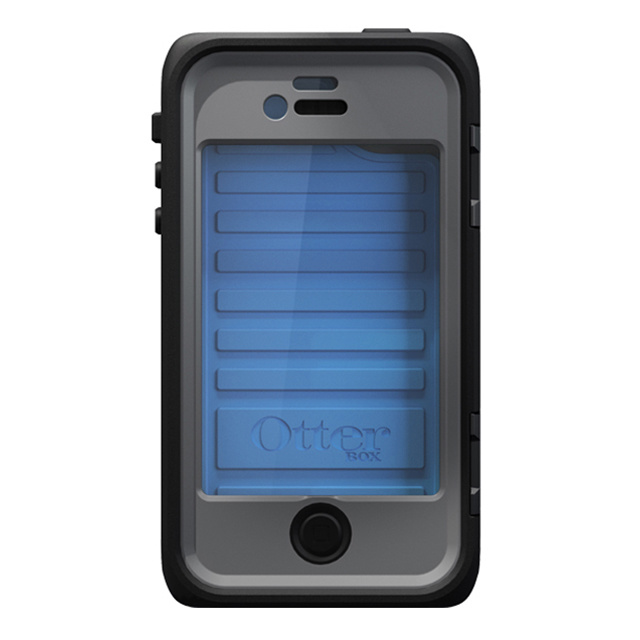 【iPhone4S/4 ケース】OtterBox Armor Summit (グレー/オーシャンブルー)